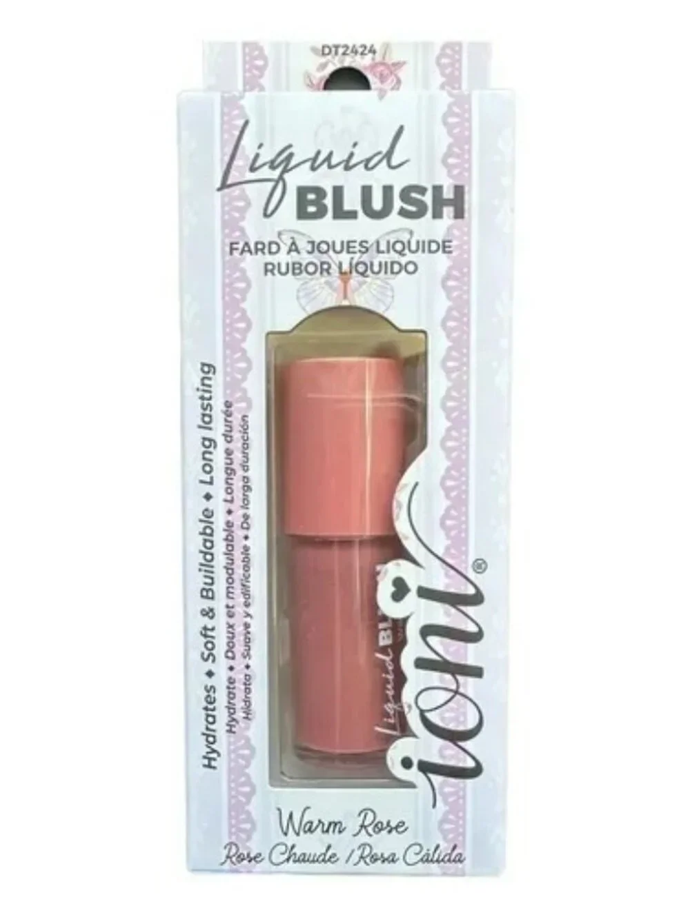 Ioni Liquid Blush Warm Rose Hydrating Long-Lasting Buildable Makeup